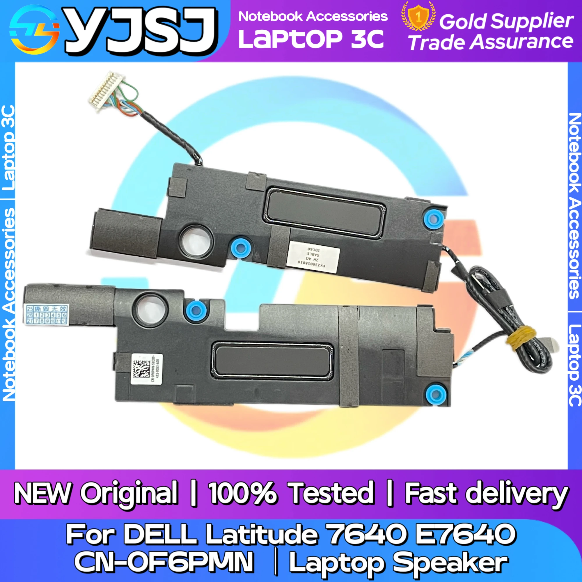 

New Original Laptop Notebook Audio Speaker For DELL Latitude 7640 E7640 CN-0F6PMN built-in speaker horn audio