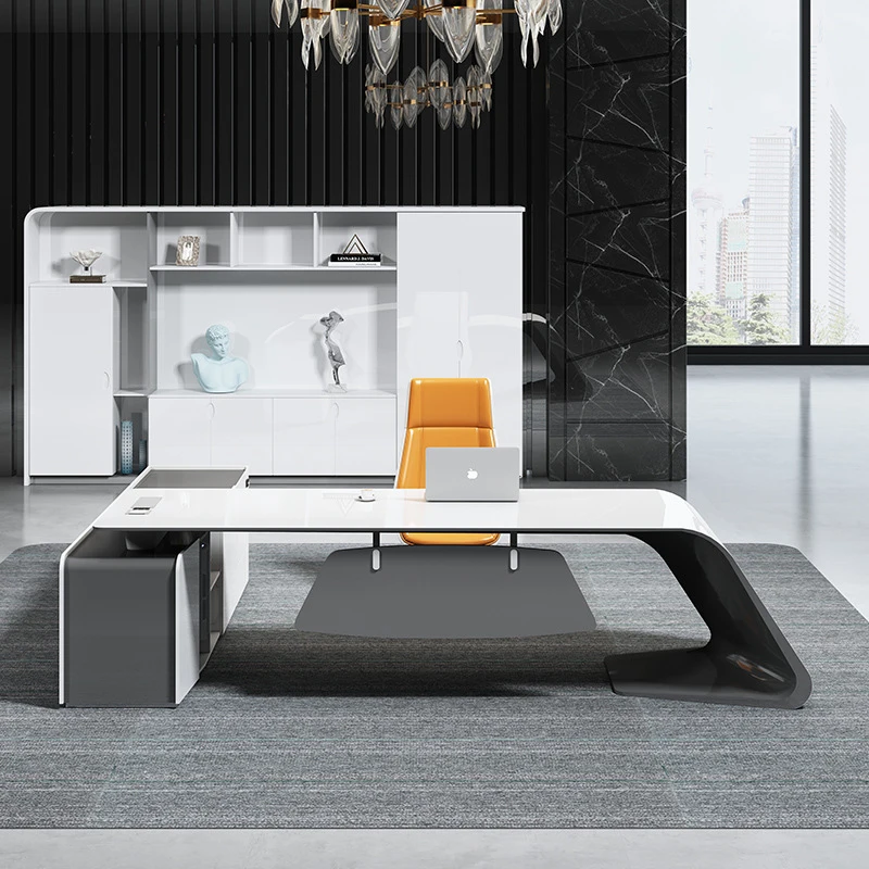 CEO desk,boss table,office Furniture,Painted , Simple Modern Stylish CEO Set, Manager , Supervisor , Executive , Office Desk