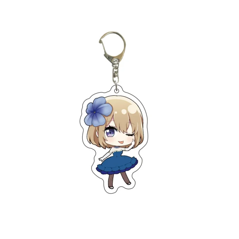 Anime A Couple Of Cuckoos Acrylic Pendant Keychains Accessories Car Key Chain Key Ring Phone Bag Hanging Jewelry Gifts