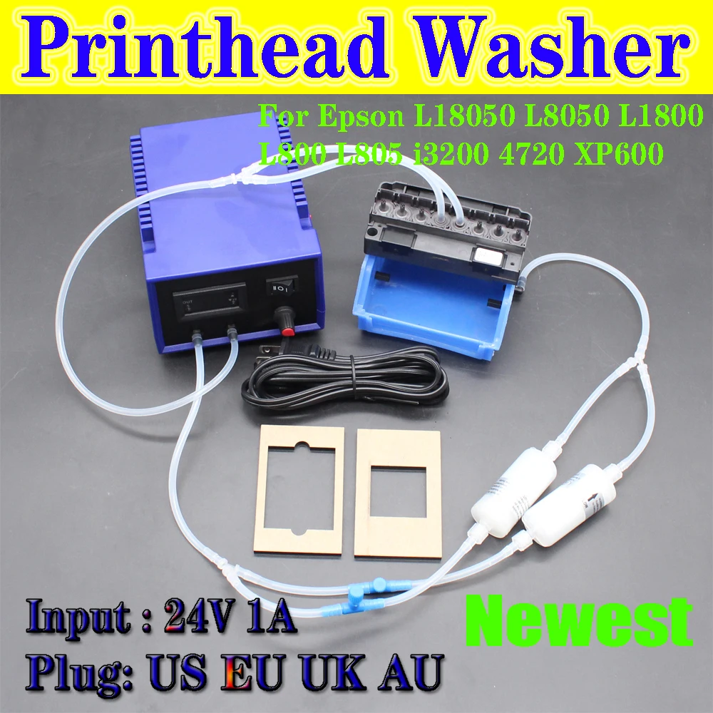 Printhead Washing Clean Device Unblock Circulation Washer Kit For Epson L18050 L8050 L1800 L805 1390 L800 Print Head Repair Tool