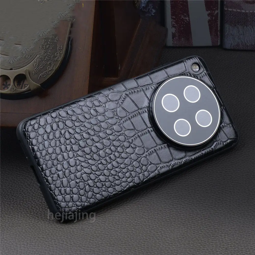 

Чехол премиум-класса из воловьей кожи для Oppo Find X8 Ultra X8 Pro с крокодиловым узором