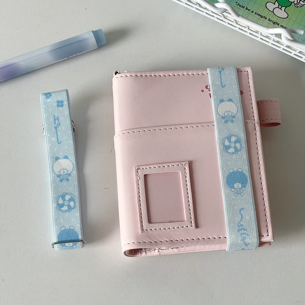 Cute Adjustable Elastic Band for Journal Fits A7 M5 A6Per A5 B6 All Sizes Storage Strap Anti Bulging Notebook Cover WAKAWAKA - view 5