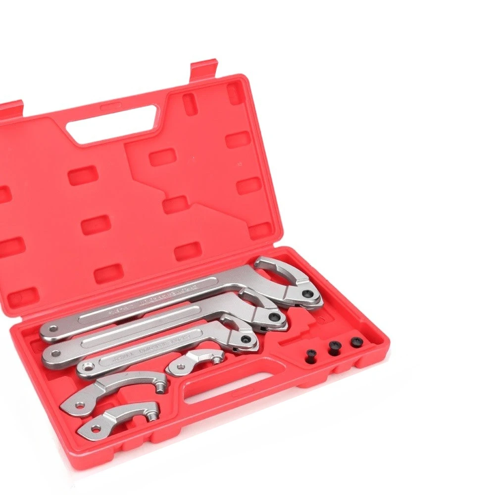 For Water Meter Wrench Set Hook Crescent Half Moon Shock Absorber Round Nut Removal Water Meter Cover Tool