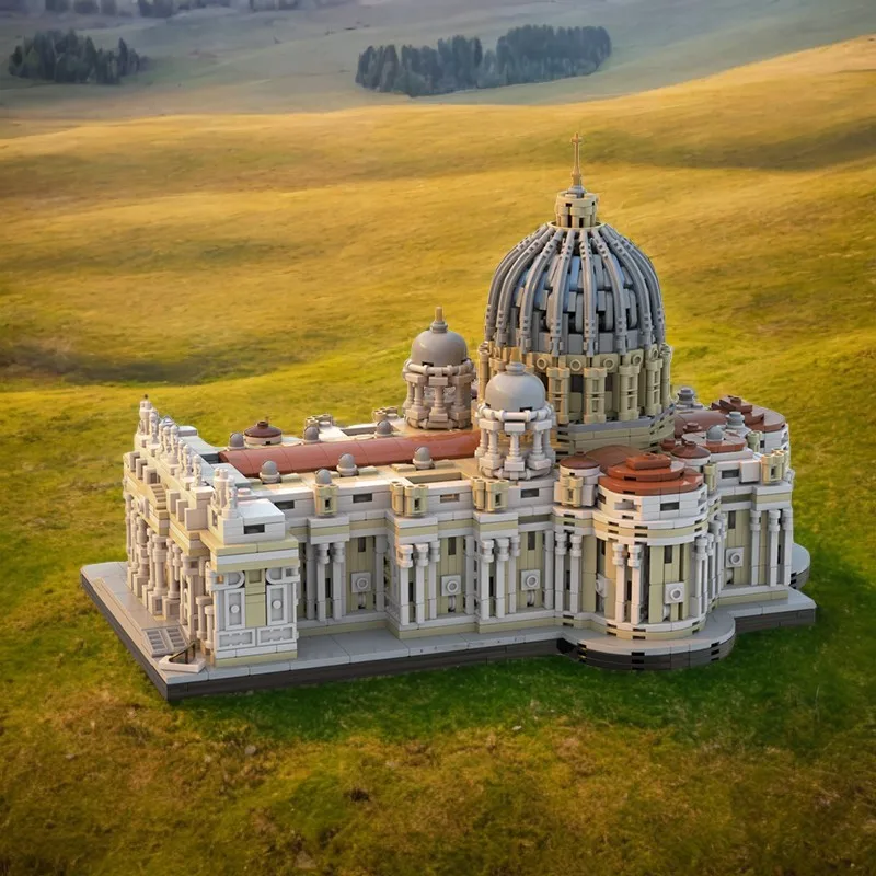 3019pcs MOC Saint Peter's Basilica 1 800 Architecture Model Building Blocks Brick Idea Display Assemble Education Collection 3D
