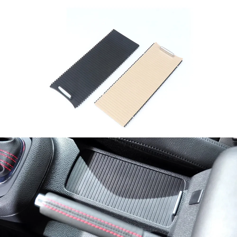 Per Volkswagen Golf 6 09-14 Sagitar 06-11 Centro Bracciolo BoxCover Piastra Portabicchieri Tirare Tenda Portaoggetti Copertura Scorrevole 5KD832531