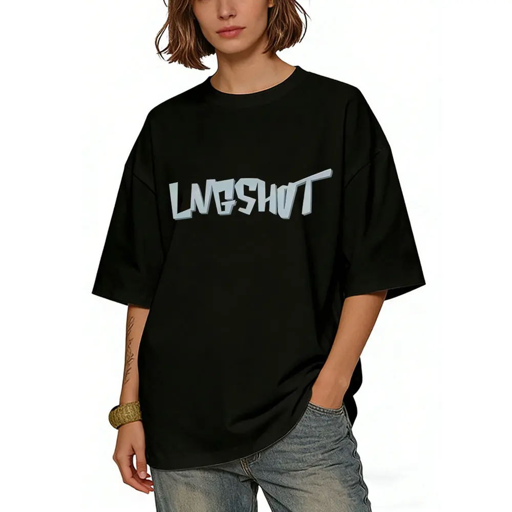 

Korean Band Lngshot Graphic T-shirt Men Women Clothing Kpop Fashion Trend Short Sleeve Male Casual Oversized Crewneck T Shirts