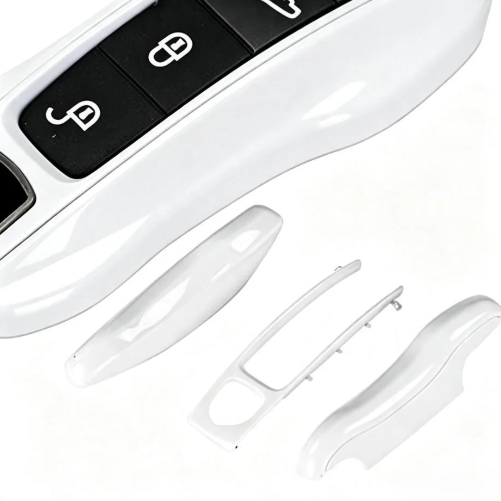 Red/Black/White Remote Key Shell For Macan For Cayenne For Panamera For 911 For Cayman Key Case Car Accessories