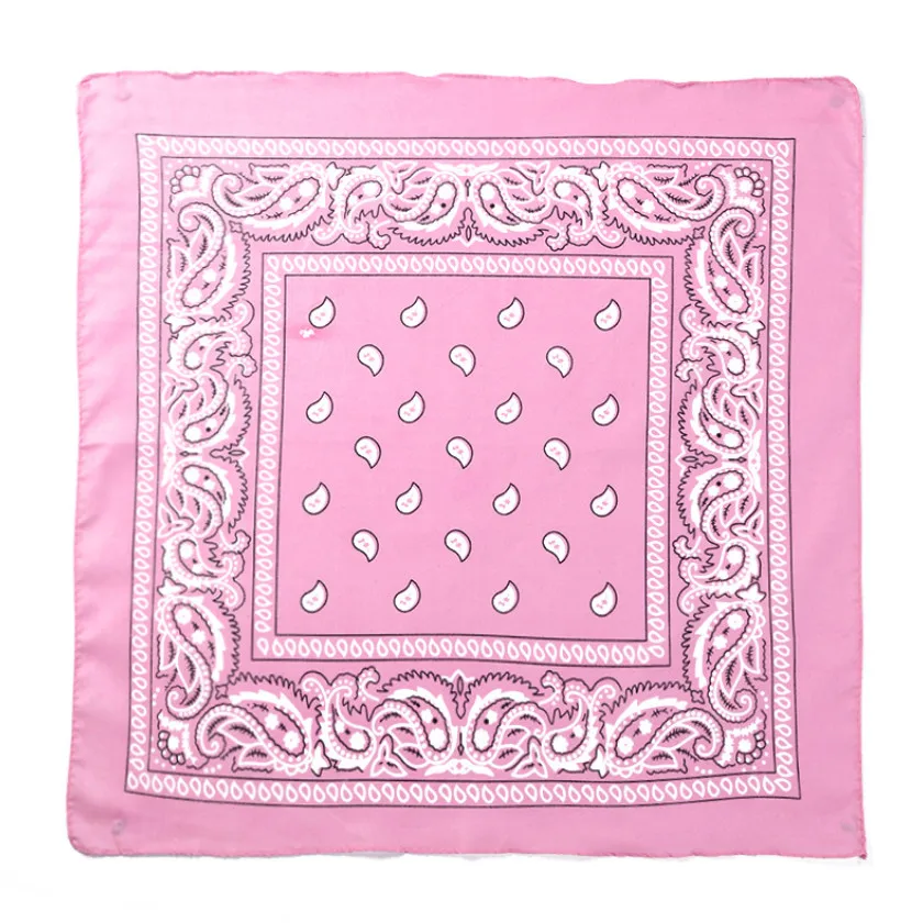 Mode Hip Hop Bandana Kopftuch Unisex Schwarz Haarband Halstuch Kopfbedeckung Handgelenk Wraps Kopf Quadrat Schals Drucken Taschentuch