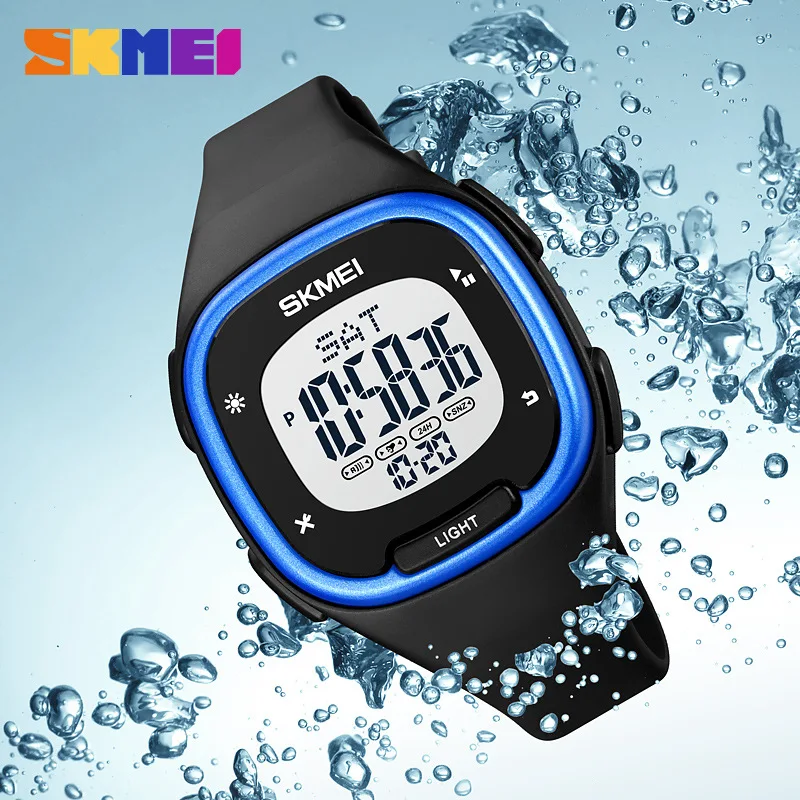 Skmei Multi-Functional Block Sports Electronic Watch Small Couple Watrproof Watch