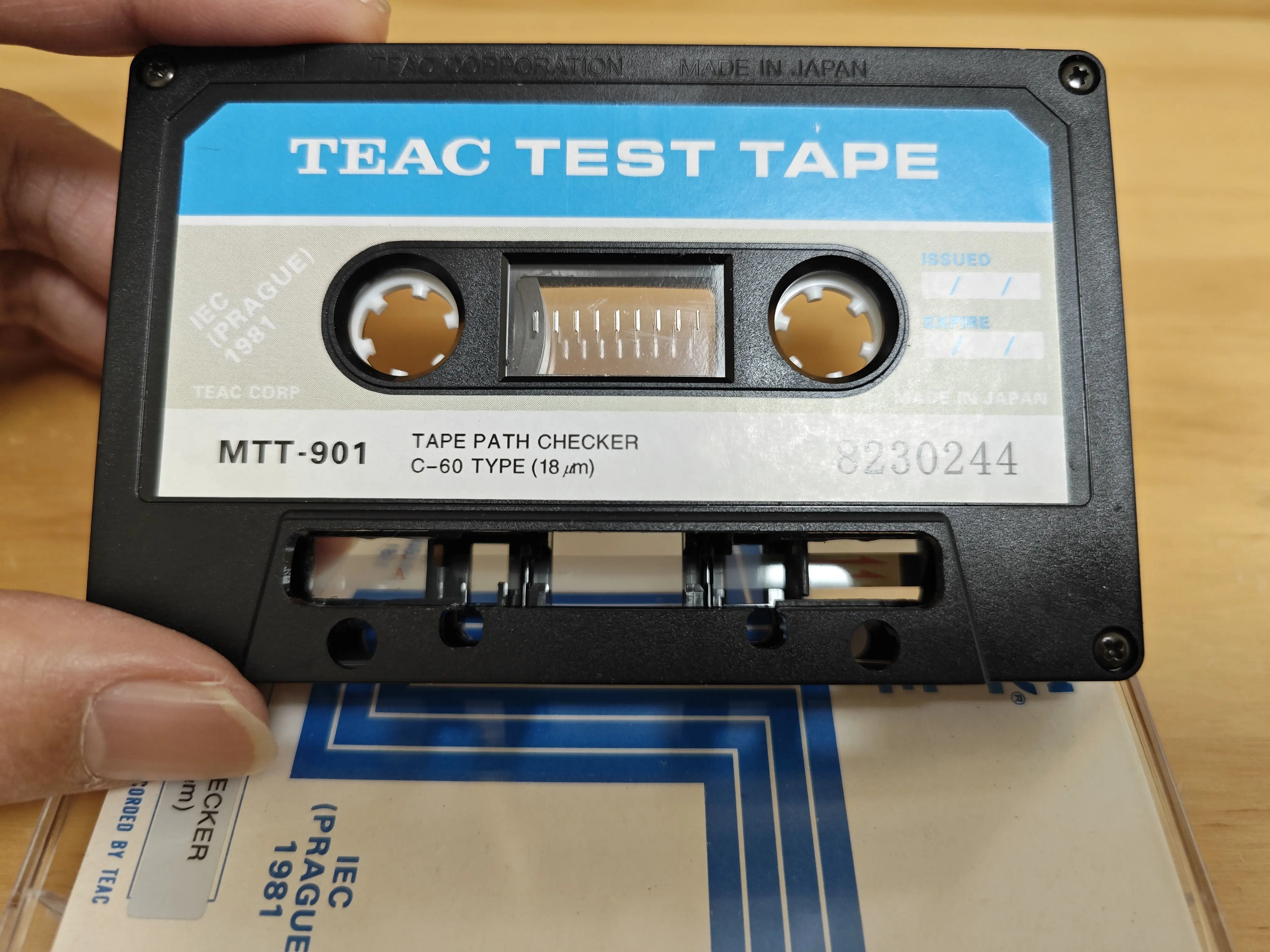New Japan for imported TEAC mirror test with mirror tape MTT901 recorder card holder maintenance calibration test
