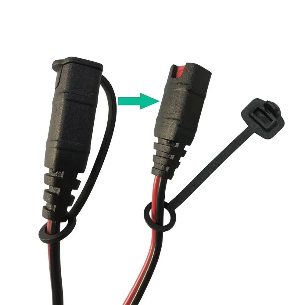 1pcs attery charging lead Noco 16AWG Wires Harness with X-Connect M6 Terminals Eyelet Car motorcycle battery connection cable