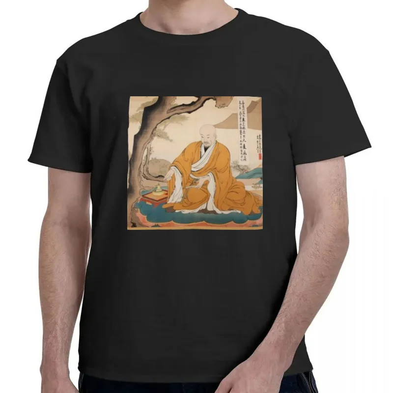 Dogen Zenji camiseta de dibujo, ropa estética lisa, tops, blusa, ropa para hombre