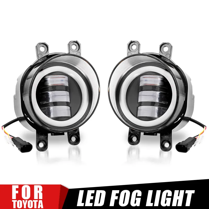 LED Projector Lens Fog Light 3.5inch DRL Foglamp for Toyota 4Runner Sienna Tacoma for Lexus CT200h RX350 2011 2012 2013 2014 H11