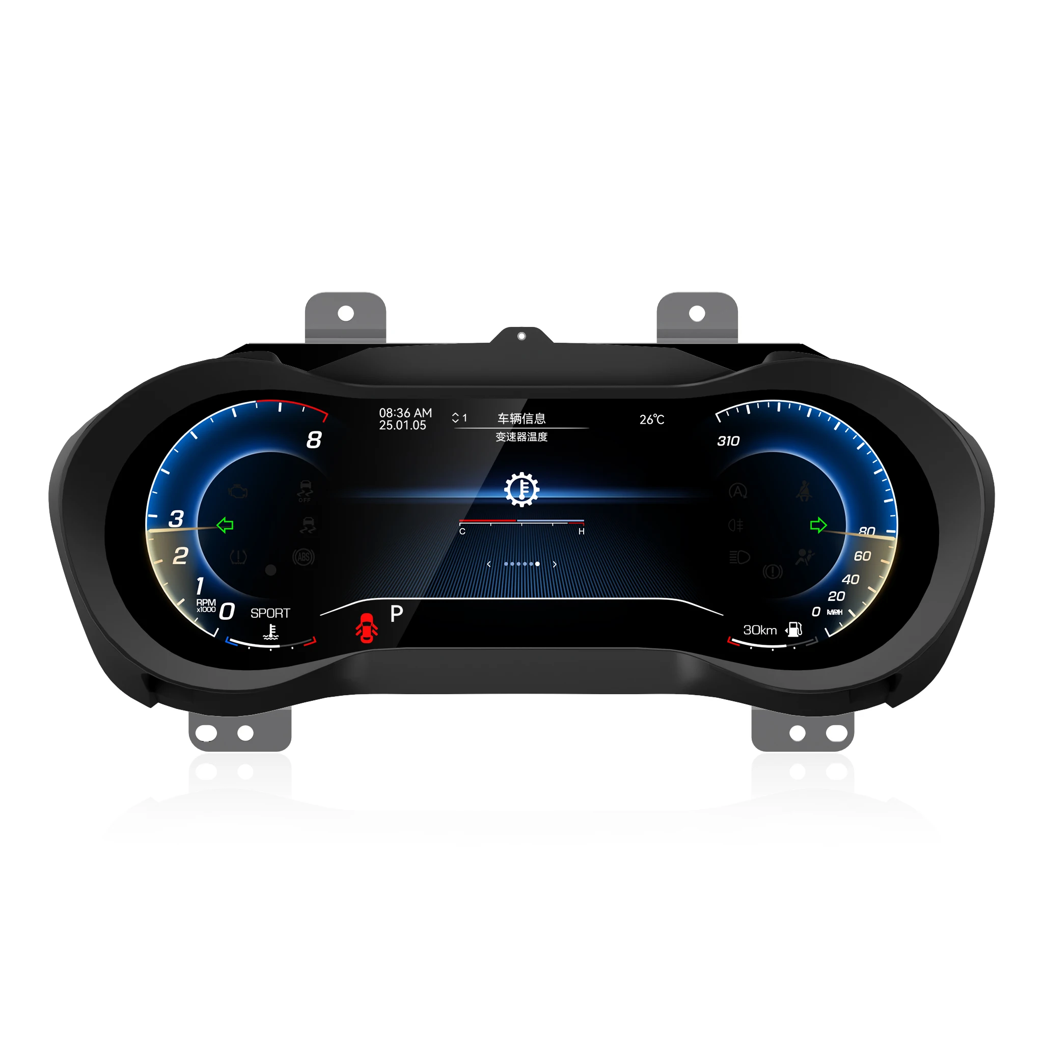 

Digital Cluster for Maserati Ghibli 2014 - 2023 Virtual Cockpit Speed Meter Car Dashboard Display Instrument LCD Display Screen
