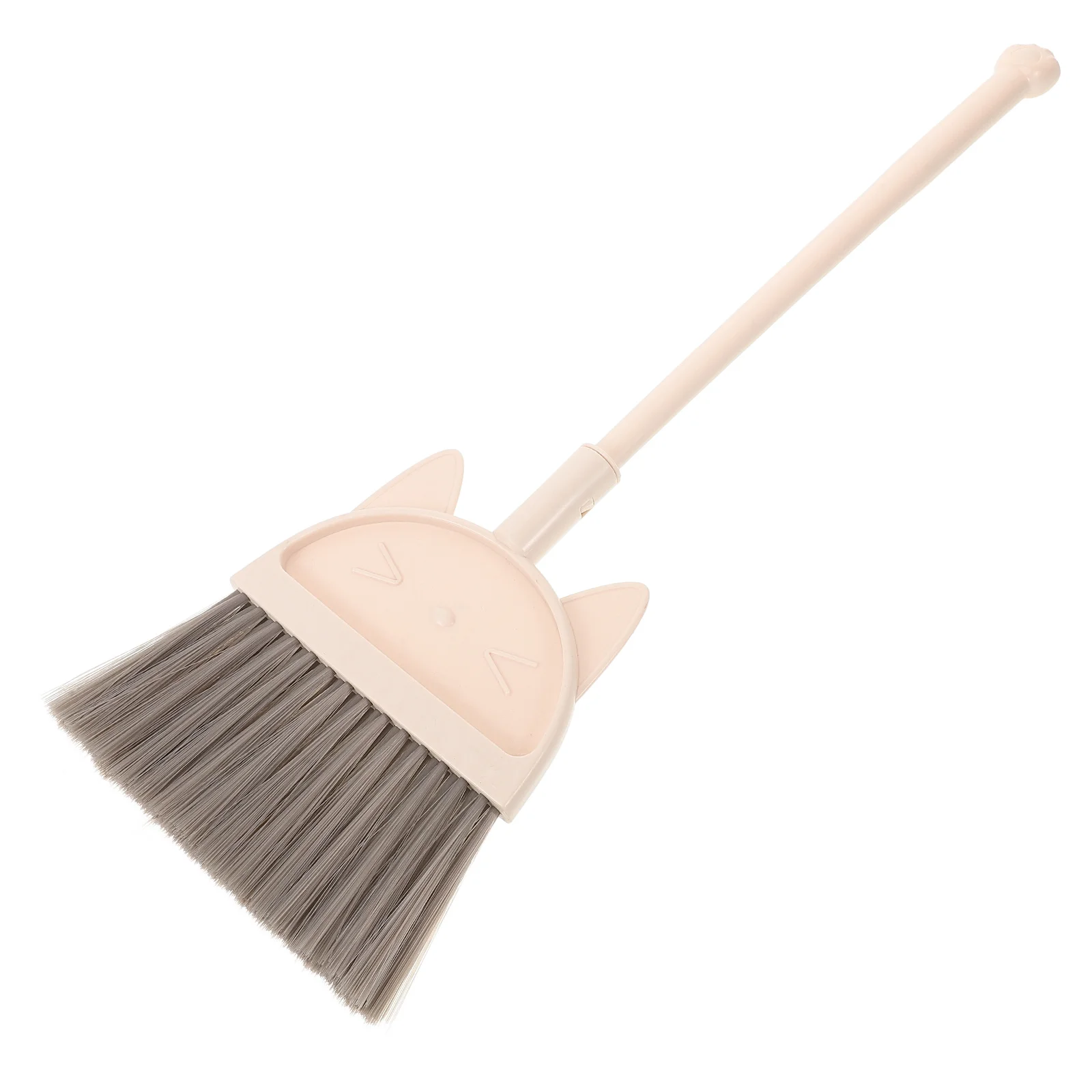 مجموعة مكنسة الأطفال مكنسة بلاستيكية صغيرة خفيفة الوزن للأطفال أداة تنظيف تصميم كرتوني للاستخدام المنزلي نشاط الوالدين والطفل #5