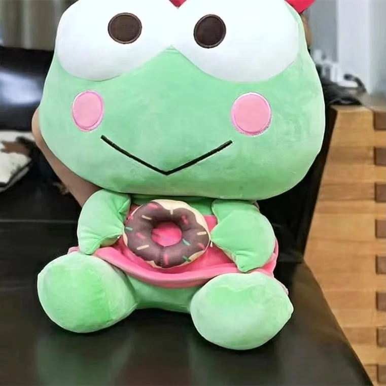 Neue Sanrio 35 ~ 60 cm Kero Kero Keroppi Plüsch Spielzeug Niedlichen Cartoon Plüsch Schlaf Kissen Zimmer Dekoration kinder puppe Geburtstag Geschenk