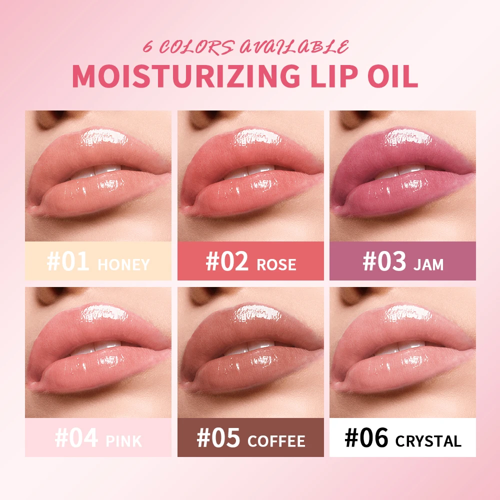 Moisturizing Lip Gloss Plumping Long Lasting Transparent Lipstick Tint Oil Care Makeup Cosmetics Natural Glossy Look Gifts