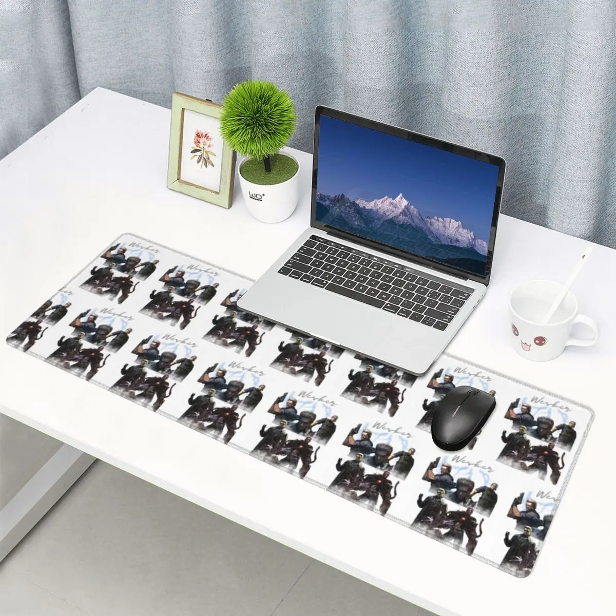 Large Mouse Pad Albert Wesker Collage Gamer PC Laptop Mats Keyboard Carpet Computer Gaming Office Accessories Desk Mat