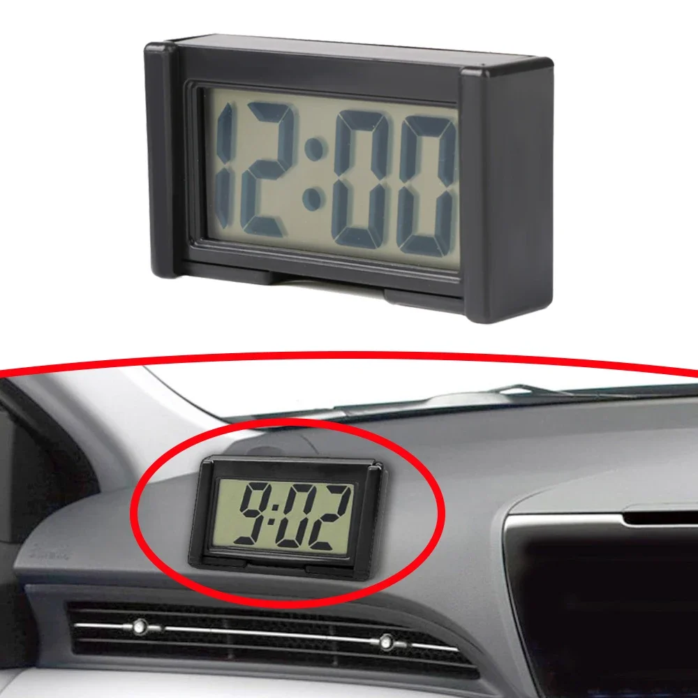 Car Clock Mini Clock Car Accessories Auto Decorate Interior Car Electronics Cars Lcd Clock  for Motorcycle