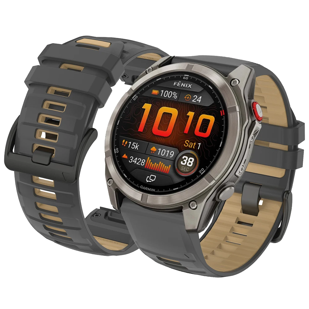 �y�Z�[�����z�c�[�g���J���[�V���R�����v�X�g���b�v 22mm 26mm Garmin Fenix 8 Pro Fenix8 51mm 47mm E 7 7X 6 6X 5 5X Plus/Epix Gen 2�Ή� �o���h �u���X���b�g