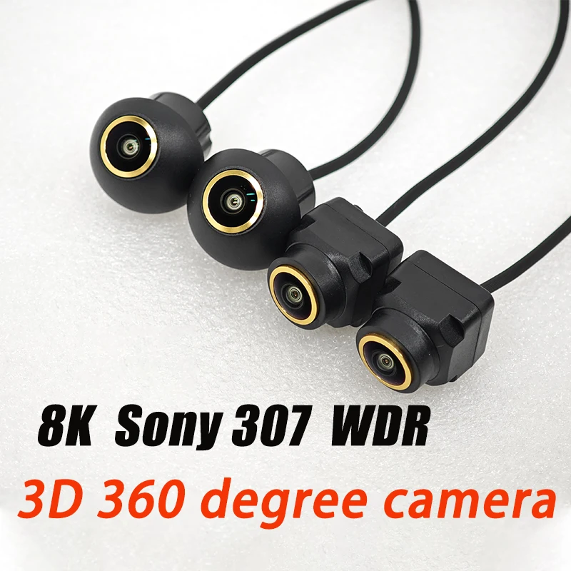 1080P Car Camera 360 HD Bird View Camera 3D 360 degrees Waterproof Wide Golden Lens CCD Reverse Camera For Cars Universal