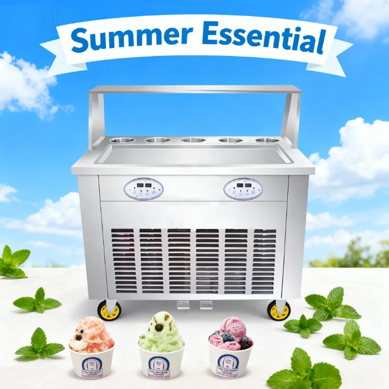 

Машина для приготовления жареного мороженого 2025 года подходит для машин для жарки мороженого в магазинах холодных напитков.