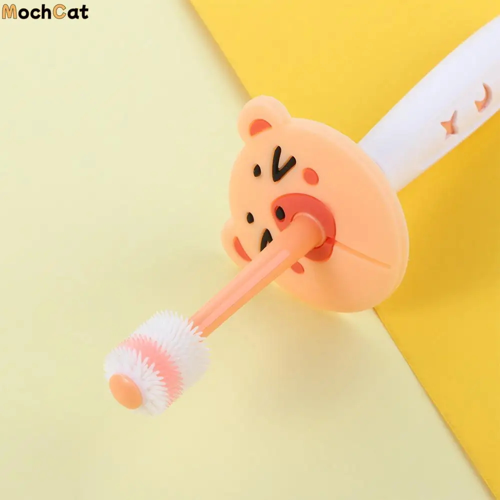 

Handle Nano Bristle For Children 360 Degree Silicone Toothbrush Baby Training Teeth Brushes Oral Care Brush Kids Teeth Care