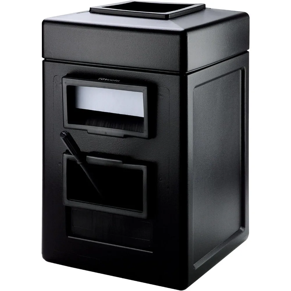 

Black Commercial Waste Bin for Windshield Convenience