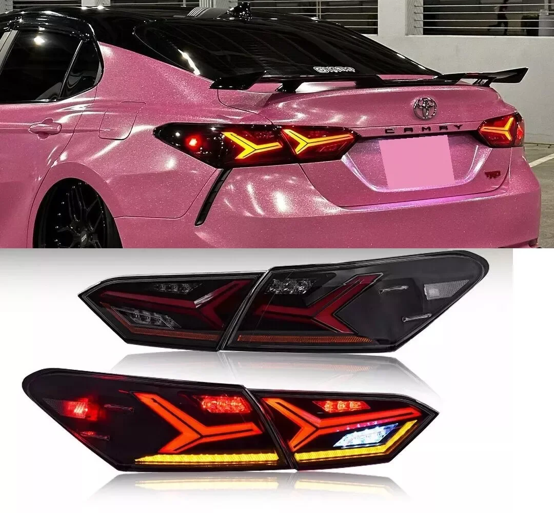 Taillights for Toyota Camry SE XSE LE XLE TRD Tail Light 2018-2023 Rear Lights Assembly Hybrid 8th Gen Accessories Lambo Led