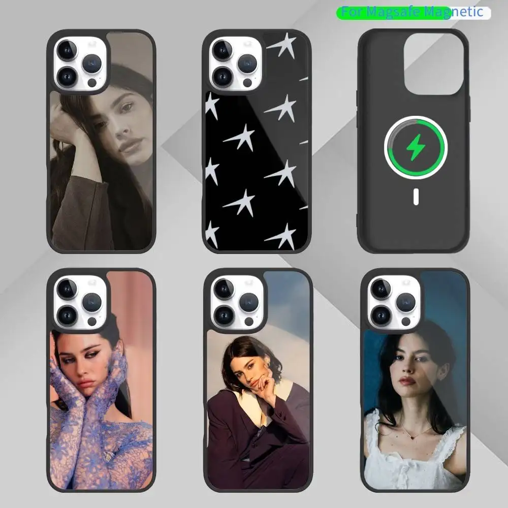 

G-Gracie A-Abrams S-Star Phone Case For iPhone 17,16,15,14,13,Pro,Max,Plus,Magnetic For Magsafe Wireless Charging