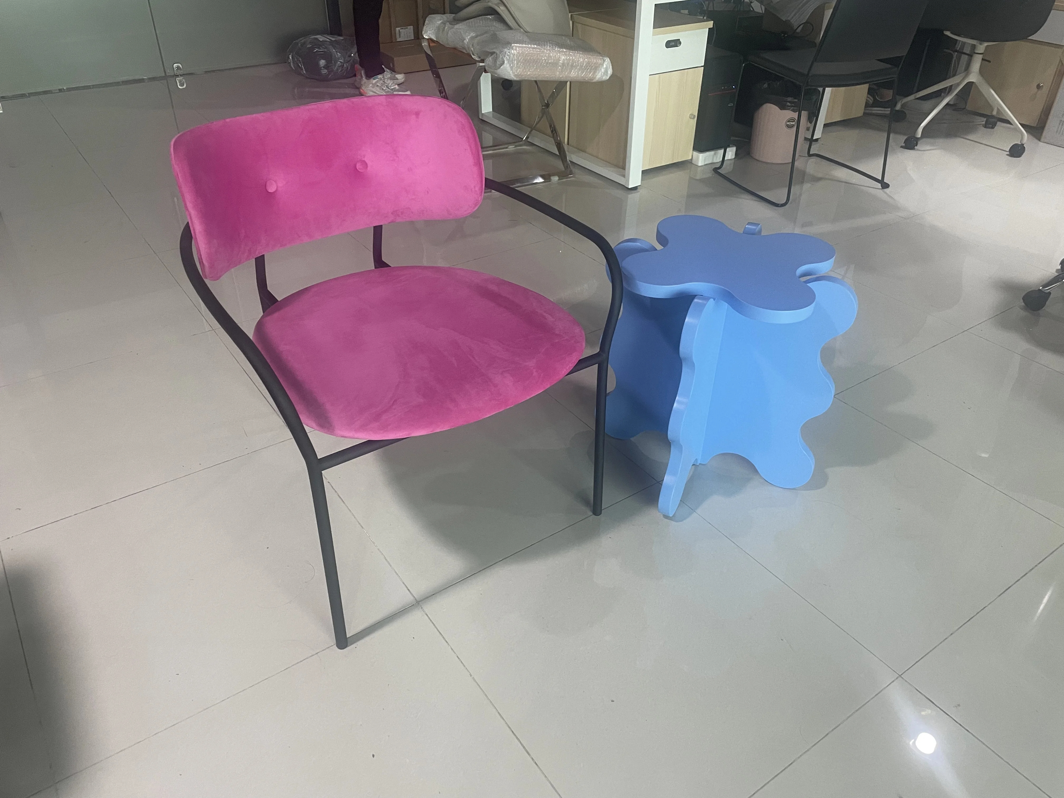 Sillón giratorio para sala de estar, silla de salón, coco