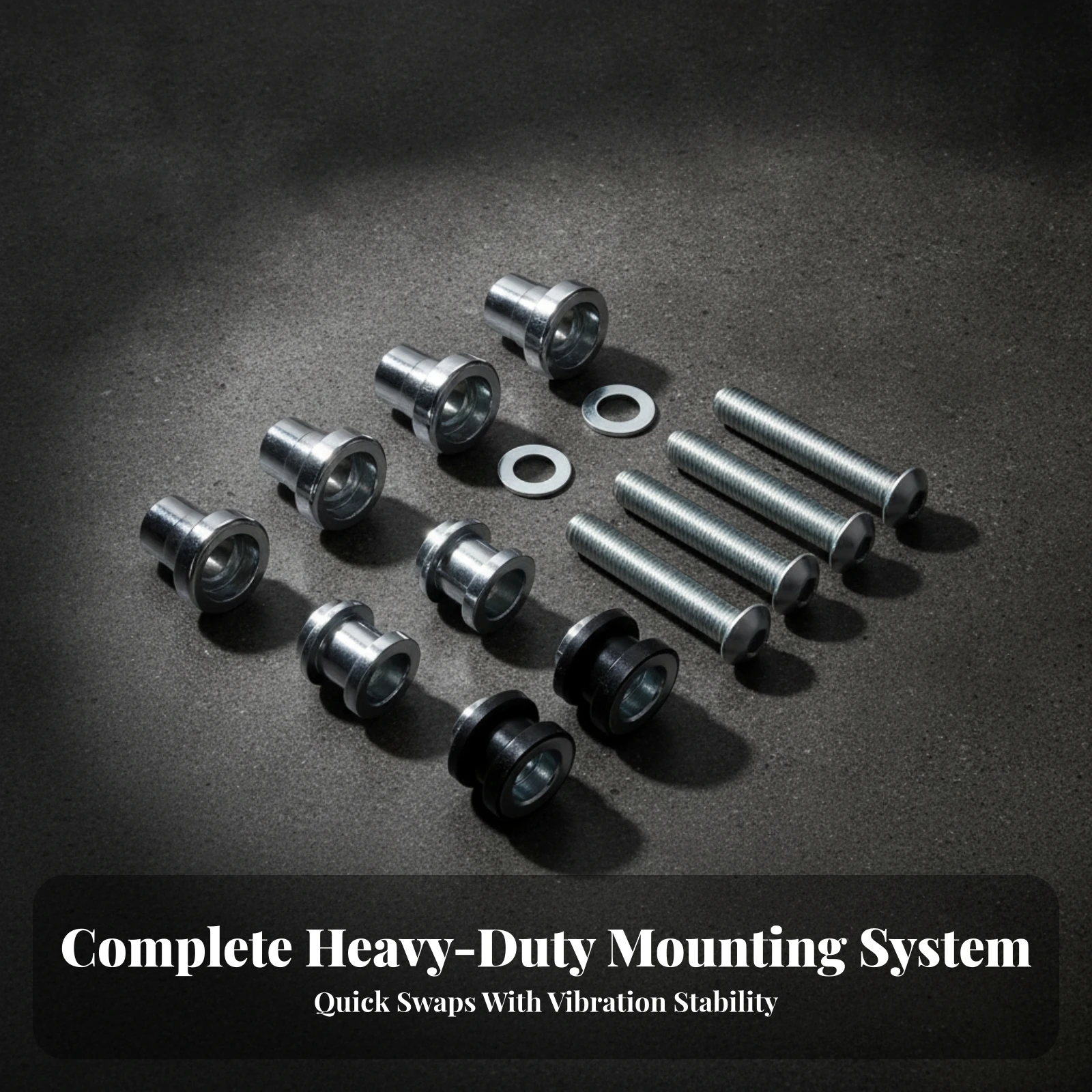 Saddlebag Installation Hardware Kit Vibration-Resistant Motorcycle Saddlebag Mounting Hardware Easy Install Heavy Duty