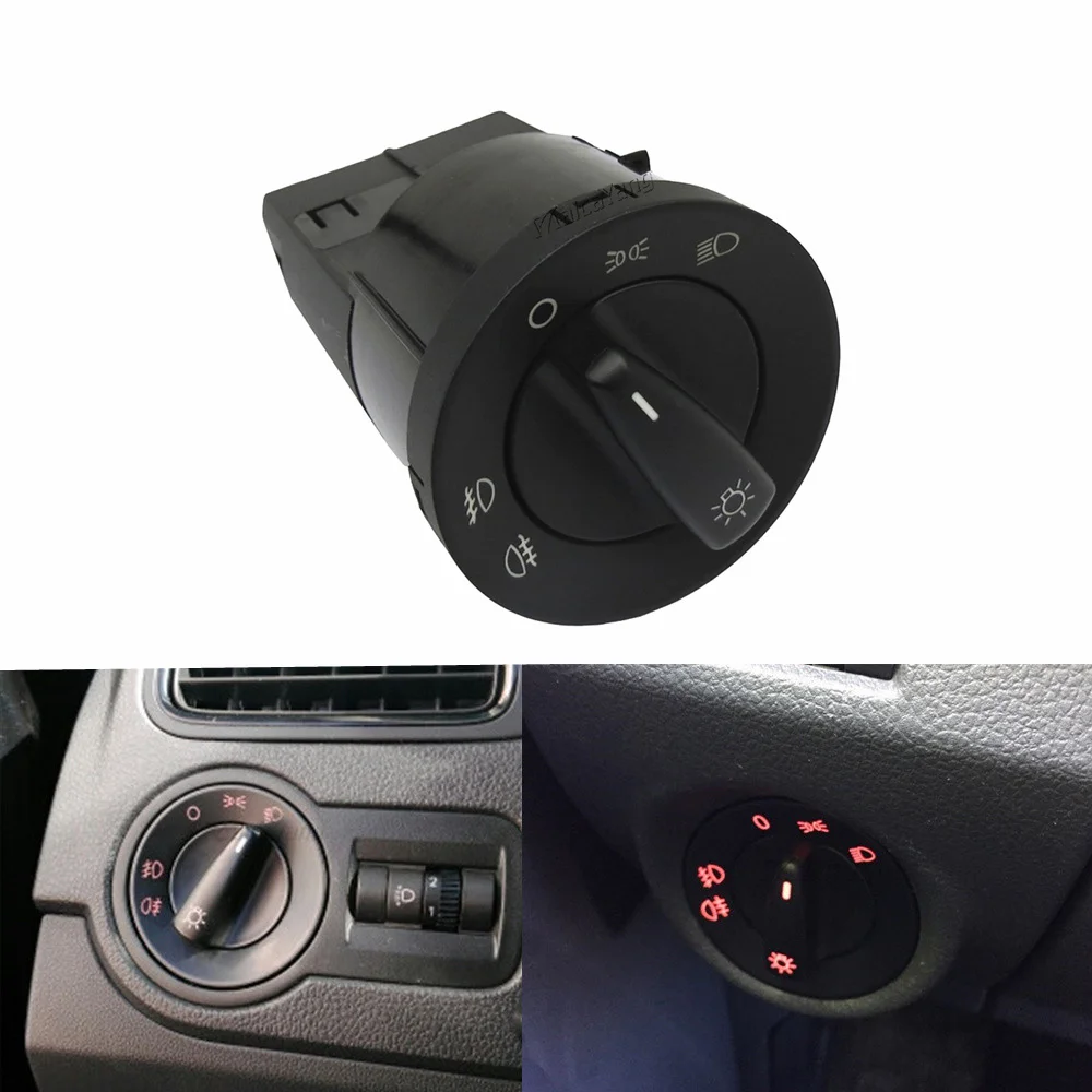 Car Headlight Control Switch For Vw Jetta Bora Golf MK4 Passat B5 Beetle T5 Polo 9N Sharan Lupo 1995-2005 3BD941531/3BD 941 531