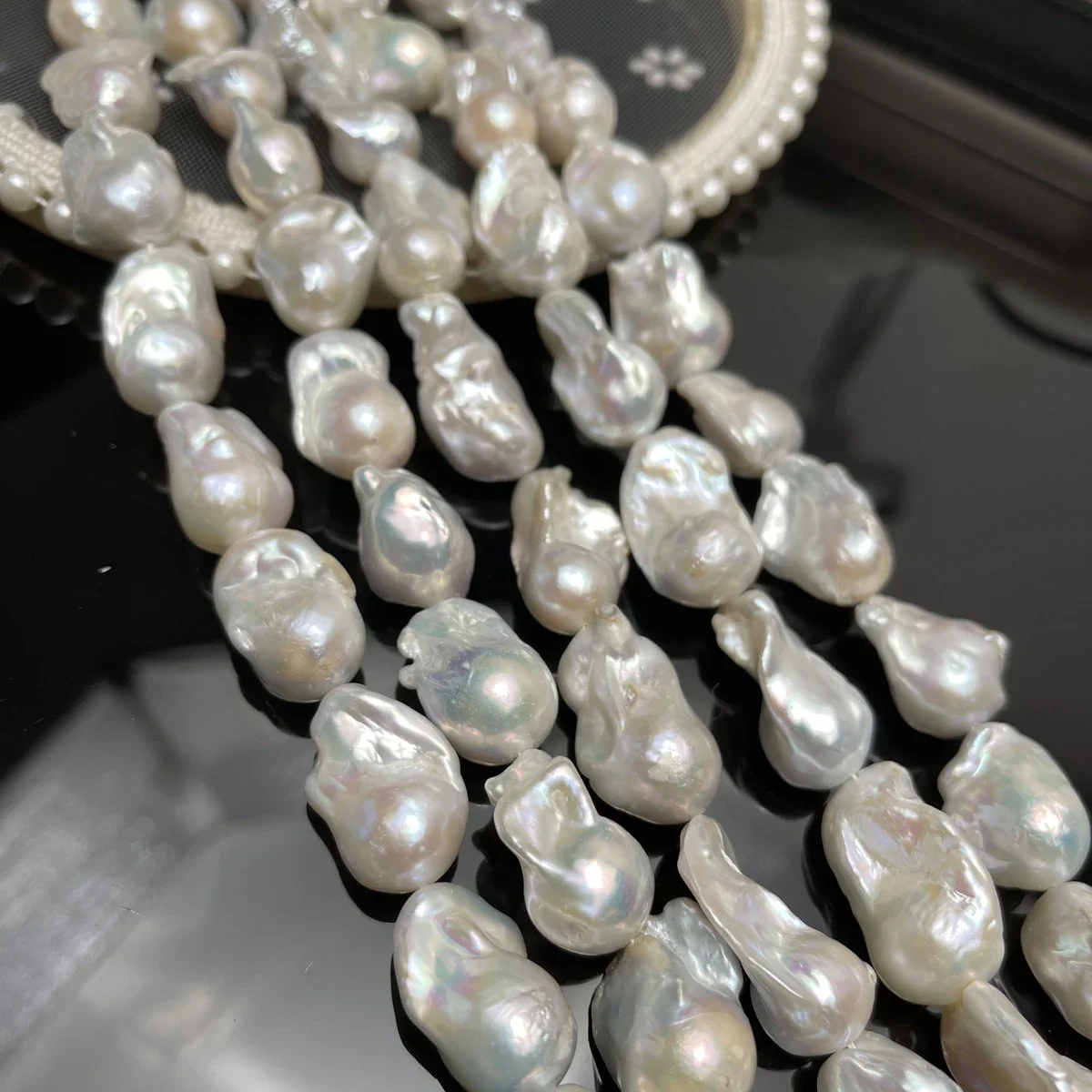 

Natural Big Baroque Freshwater Pearl Loose Beads for DIY Jewelry Making Necklace Earring Bracelet Women Accessories Wholesale