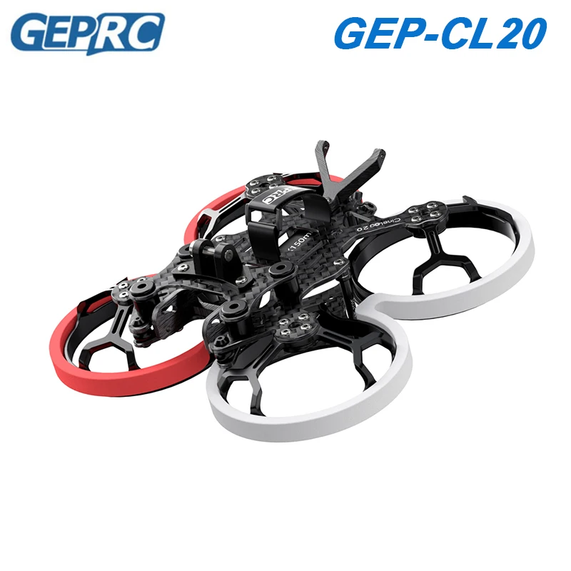 GEPRC GEP-CL20 CineLog 20 Carbon Fiber Frame Kit 2inch 100mm Wheelbase With Propeller Guard for Indoor Scene Quadcopter Drones