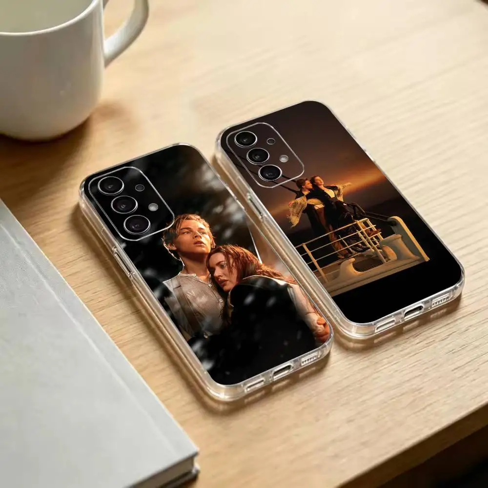 M-Moive T-Titanic  Clear Soft Silicone Phone Case for Samsung S25 S24 S23 S22 S21 S20 Ultra Plus