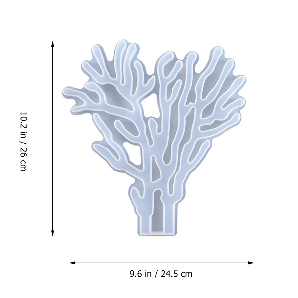 

1Set Coral Shape Silicone Mold High-Quality Non-Stick DIY Craft Mold for Creative Crystal Epoxy Desktop Ornament Making