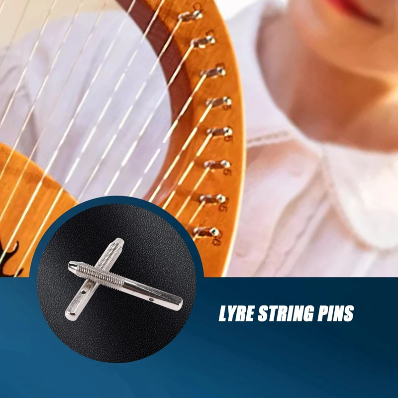 10 шт. штифты Lyre для Laiyaqin Маленькая Музыкальная гирлянда Lyre греческий инструмент Lyre музыкальные Струнные инструменты