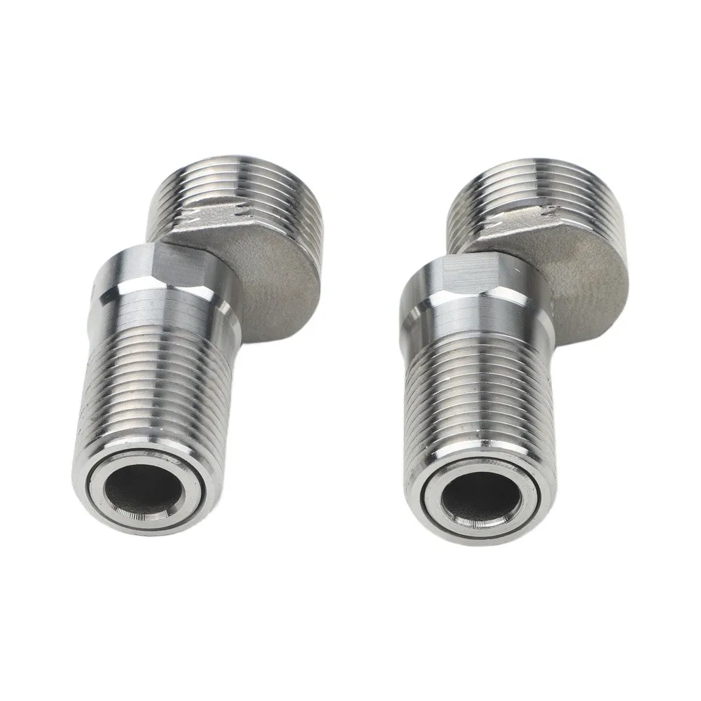 2Pack Adjustable Shower Faucet Adapter for Customized Plumbing Needs with 360 Degree Rotatable and Leak for proof Features