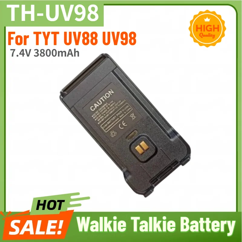 TH-UV98 High Quality Battery for TYT UV88 UV98 Walkie Talkie Replacement Battery 7.4V 3800mAh TYPE-C