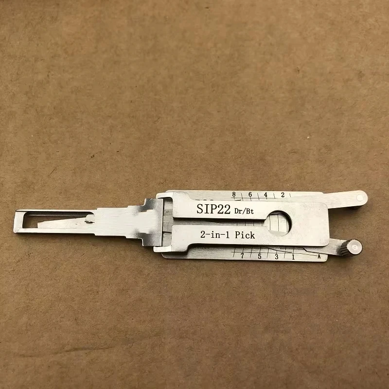 2in1 SIP22 Original Decoder Lock Pick tool Locksmiths tool Car Door Opne Tool For Fiat Maserati Romeo Ferrari
