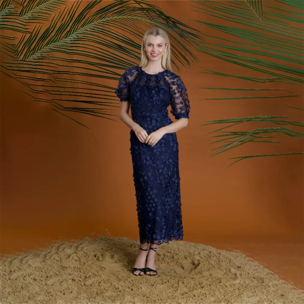 Mother Of Bride Dresses Wedding 2025 Mother of bride dresses For Women Half Sleeve Appliqué Straight Mother Of The Bride Dress