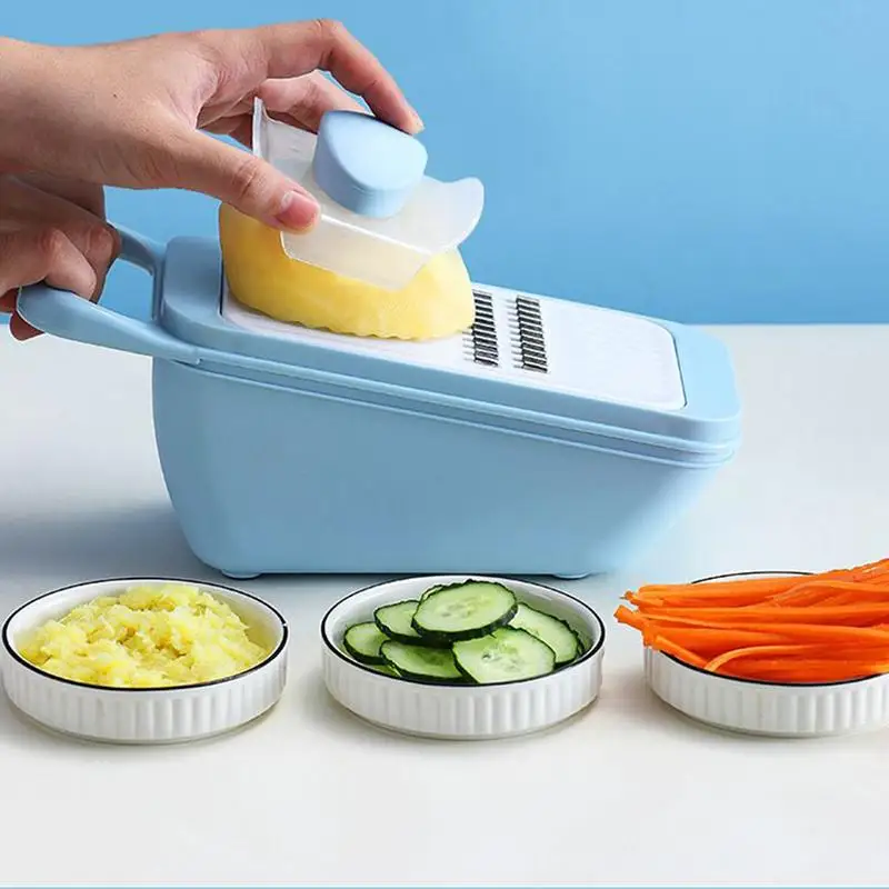 

Vegetable Grater Multi-Functional Potato Grid Chopper Time-Saving Vegetable Slicer Set Household Cheese Grater With Non-Slip