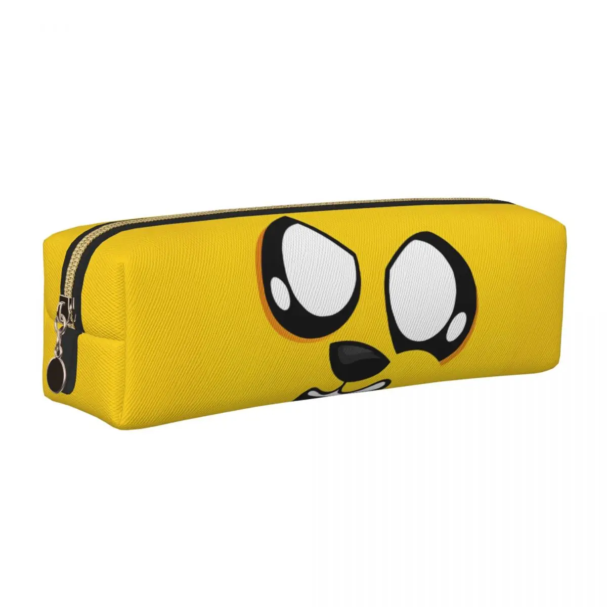 Mikecracks-estuches para lápices con dibujos de cara, juego creativo, bolsas para lápices para estudiantes, almacenamiento grande, estuches escolares con cremallera