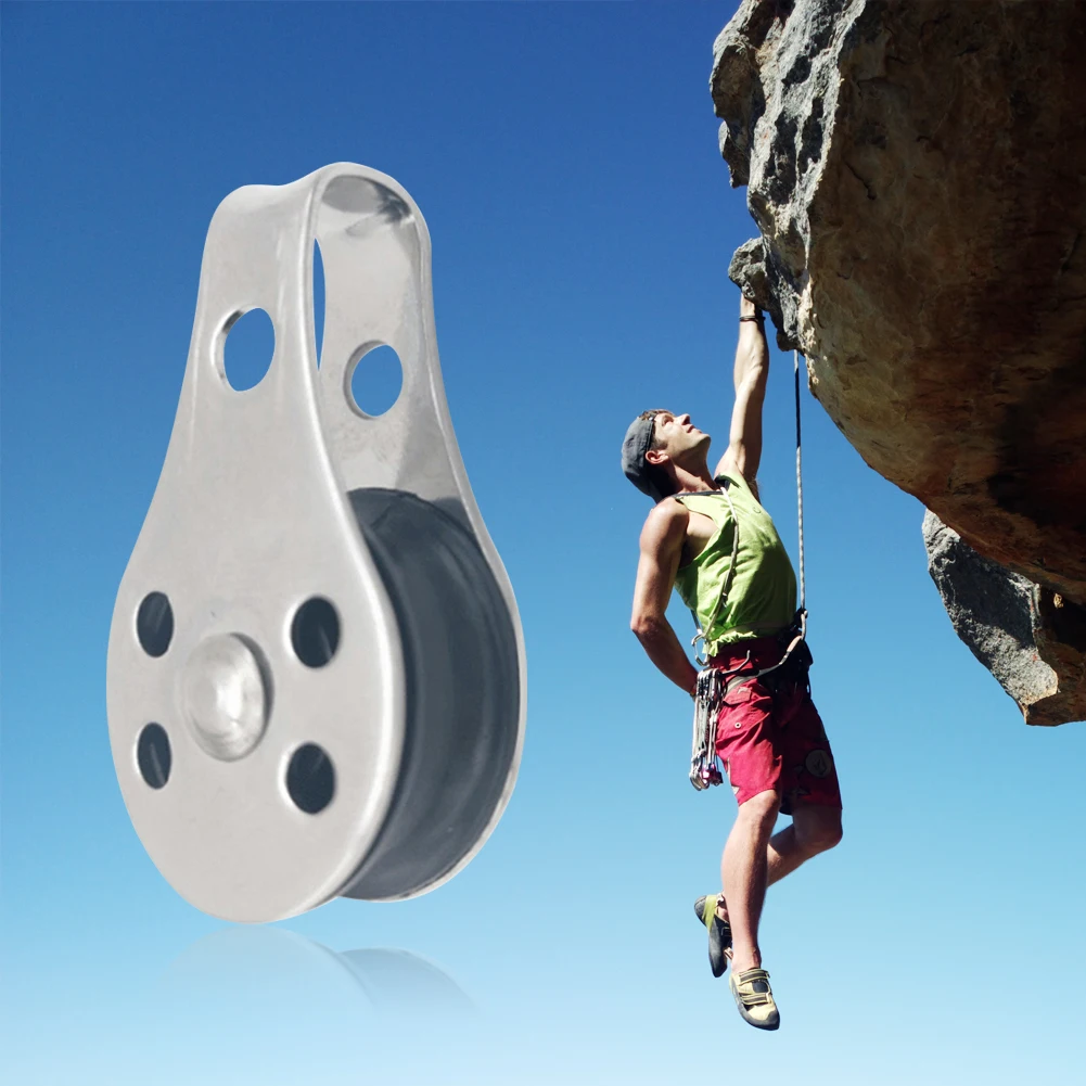 2/4/6/10Pcs 316 Stainless Steel Single Pulley Blocks Removable Pulley Nylon Pulley For Washing Line Sailing Boat Accessories