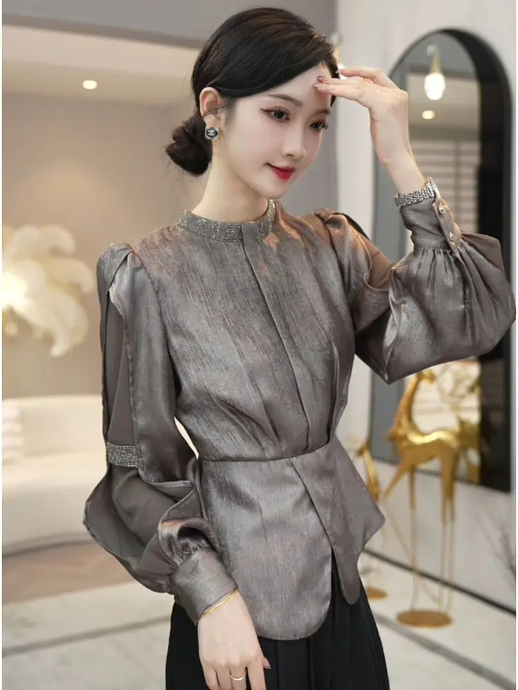 2024 Autumn New Style Niche Design Fashionable Long Sleeved Top for Women