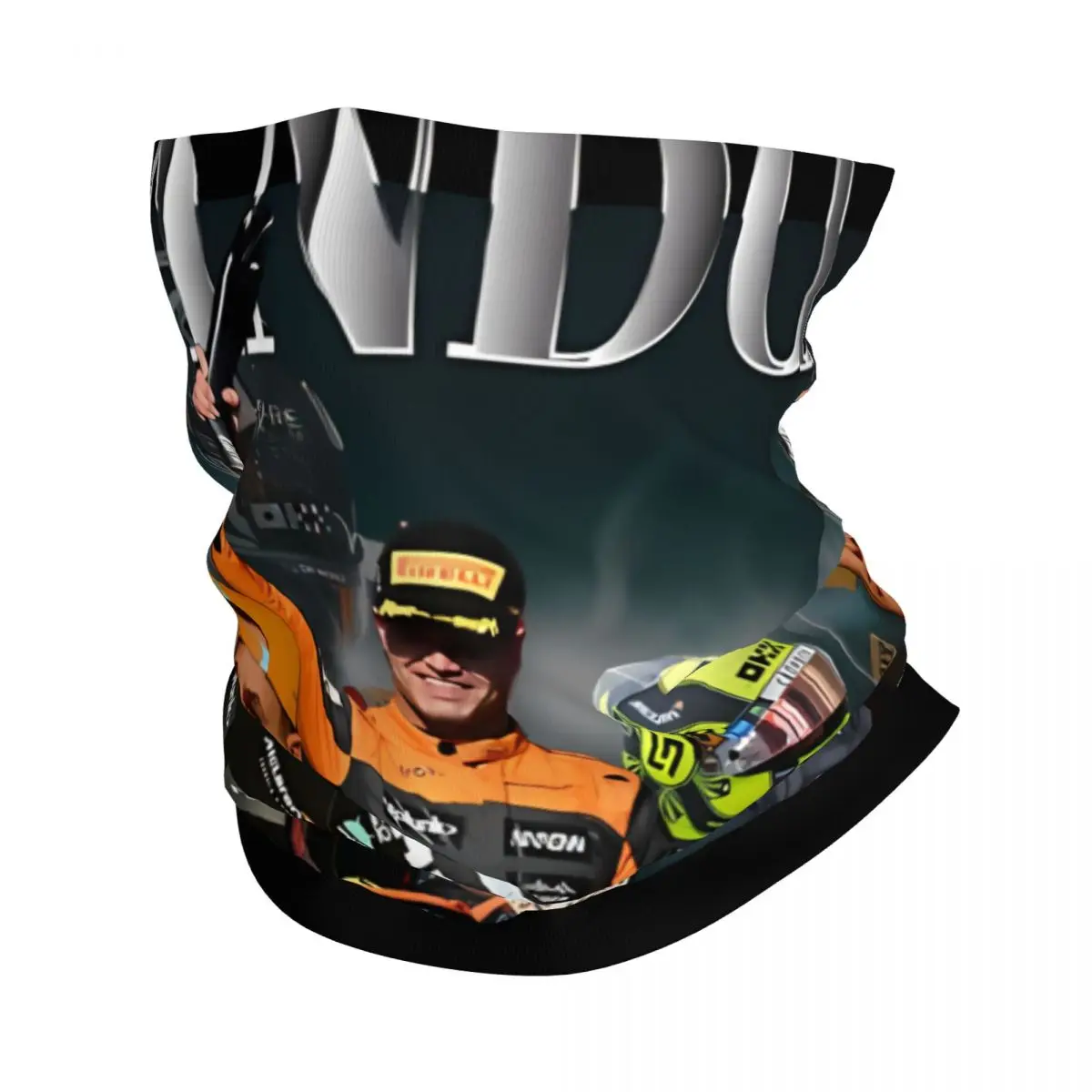 Charming Lando Norris 4 Bandana Neck Gaiter Motocross Face Mask Running Unisex Adult Winter