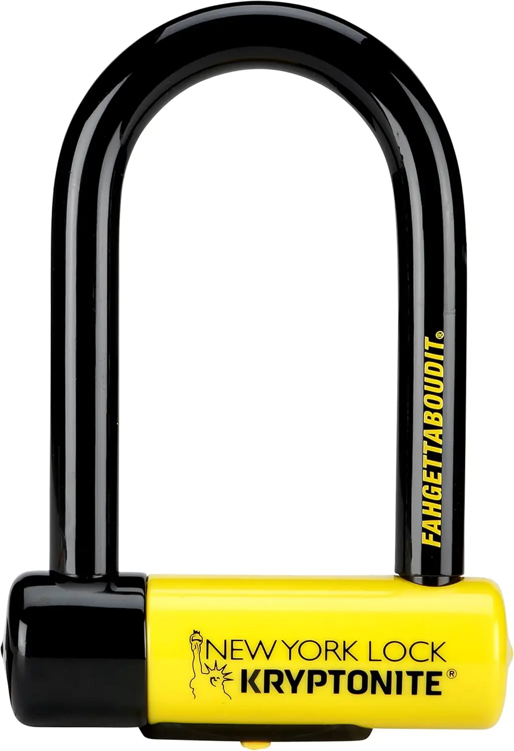 New York Mini Bike U-Lock, Heavy Duty Anti-Theft Bicycle U Lock Sold Secure Gold, szekla 18 mm z kluczami, 10/10 Security Rating