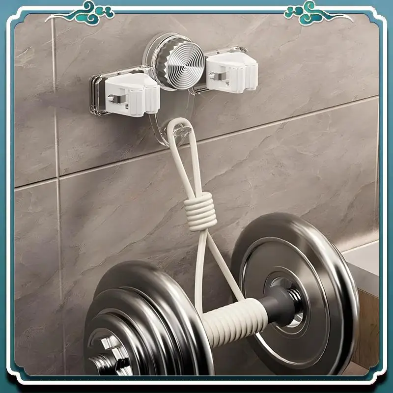 

Premium Broom Holder Mop Hanger, No Punching Required Broom Hanger Organizer For Bathroom, Kitchen, Office(4 Pcs)