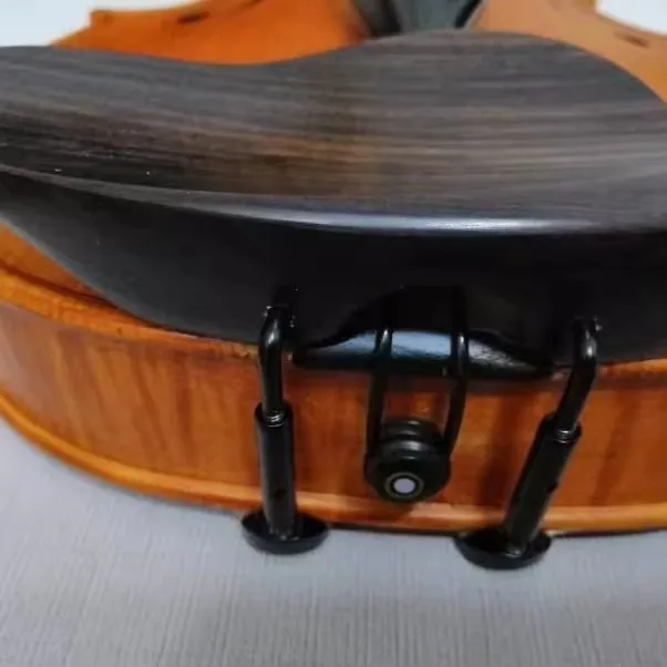 

4/4 Authentic Natural Ebony Violin Seto, Blush Stand, Violin Instrument Accessories